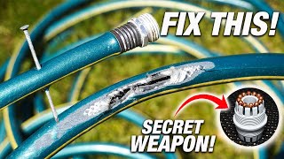 STOP Throwing Away Damaged Garden Hoses Fix It Like New 5 EASY Ways How To DIY [upl. by Ahsiugal73]