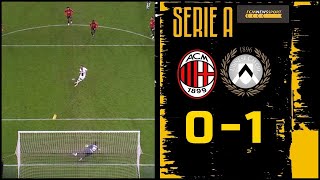 MILAN UDINESE 01  Il rigore che ha fatto infuriare SanSiro Pioli a rischio esonero  Serie A [upl. by Topper170]