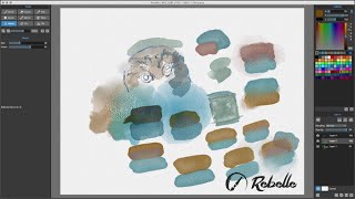 Rebelle Tutorial  Watercolor Basics [upl. by Alleroif223]