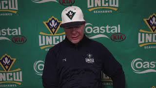 UNCW Baseball Head Coach Randy Hood  Postgame vs Campbell 041823 [upl. by Odnarb]