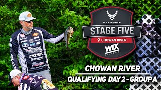 Bass Pro Tour  Stage Five  Chowan River  Qualifying Day 2  Group A Highlights [upl. by Inman]