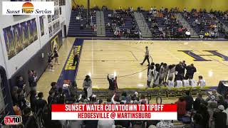 West Virginia High School EPAC Boys Basketball Martinsburg Bulldogs  Hedgesville Eagles 11323 [upl. by Ticon]