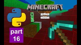 Minecraft in python Ursina mining and player position bug fixes  part 16 [upl. by Ashelman3]