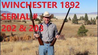 Winchester 1892  Shooting the Earliest Consecutive Pair [upl. by Htez]