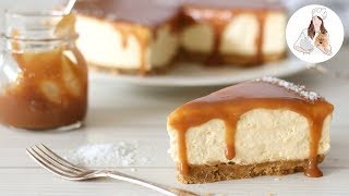 No Bake Salted Caramel Cheesecake Recipe  No Bake Cheesecake Recipe [upl. by Ahsinotna]