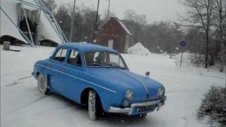 Renault dauphine 57 test drive [upl. by Afnin]