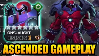 Ascended Onslaught Gameplay  A NEW MUTANT GOD  Marvel Contest Of Champions [upl. by Hasila]