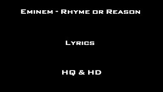 Eminem  Rhyme or Reason  Lyrics HQampHD [upl. by Eikram]