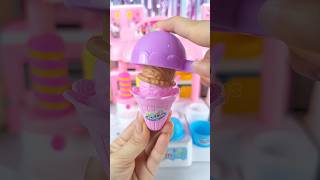 Satisfying with Unboxing amp Review Miniature Ice Cream Shop  ASMR Video no music asmrroleplay [upl. by Tarrsus]