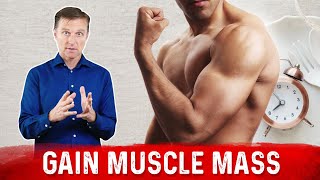 Intermittent Fasting and Muscle Mass Gain – DrBerg [upl. by Aetnahc]