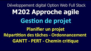 Approche agile V3  Planifier un projet [upl. by Rudie]