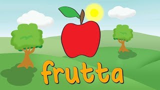 I nomi della FRUTTA in ITALIANO per bambini  Impara litaliano  Learn italian  Aprenda italiano [upl. by Irret]