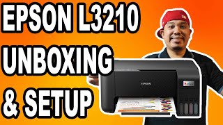 EPSON L3210 UNBOXING amp SETUP  The Printing Shock  Marlon Ubaldo [upl. by Enehs]