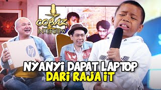 Bocah Viral ALWIANSYAH dengan suara merdu dengan LAGU BARU nya dapat LAPTOP HP Baru dari RAJA IT [upl. by Agata21]