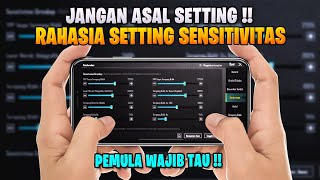 CARA SETTING SENSITIVITAS PUBG MOBILE TERBAIK GYROSCOPE DAN NO GYROSCOPE [upl. by Anilad]