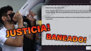 GARENA me BANEO mi CUENTA de FREE FIRE XD [upl. by Ailis]