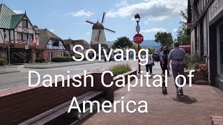 ✨️🇩🇰 Solvang California Danish Capital of USA Walking Tour 4K Things to do in Solvang [upl. by Aneelehs]