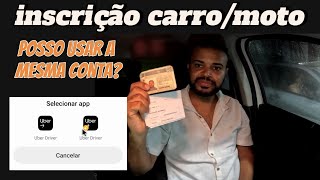 Como me inscrever no Uber moto ou carro passo a passo [upl. by Akeryt]