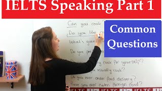 IELTS Speaking Part 1 Common Questions [upl. by Elorac]