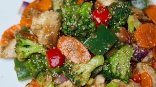 Super Quick Stir Fry Broccoli and Carrot with Chicken  Broccoli Carrot Stir Fry [upl. by Silevi]