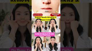 Remove Mouth Wrinkles amp Nasal Folds antiaging yoga facialyoga wrinkles face facelift shorts [upl. by Ennazzus]