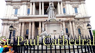 🇬🇧⛪️St Paul Cathedral Vicinity  City of London United Kingdom [upl. by Niuq289]