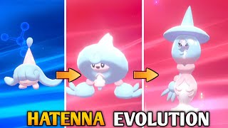 How To Evolve Hatenna Into Hattrem And Hatterene In Pokemon Sword amp Shield  Galar Pokedex [upl. by Mairam]