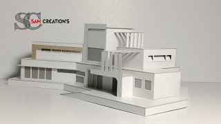 MODEL MAKING OF MODERN ARCHITECTURAL contemporaneity Design 5 [upl. by Reginald]