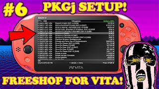 PS Vita CFW Series 6  FREE SHOP FOR VITA PKGj  PKGi Setup [upl. by Rimola39]