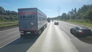 Actros 1863 Fahrt Leverkusen nach Weilerswist  Chempark Leverkusen bis Ausfahrt KölnRodenkirchen [upl. by Randie]