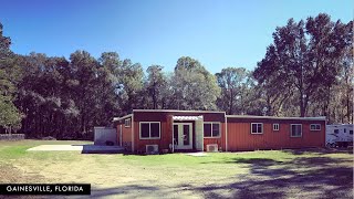 Container Home in Gainesville Florida by Hudd Construction [upl. by Glenn]