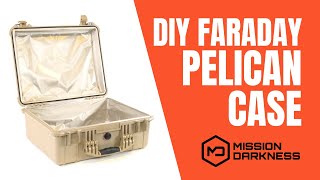 How To Build A Faraday Pelican Case  Faraday Cage for shielding from EMPs EMFs 5G Radiation [upl. by Koralie503]