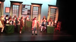 Molasses to Rum from 1776 sung by James Myers as Edward Rutledge [upl. by Aihsad277]