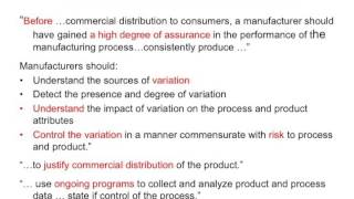 Analyzing the FDA Process Validation Guidance [upl. by Yensehc]