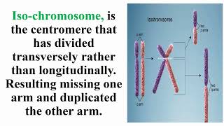 Iso Chromosome Meaning [upl. by Siloum]