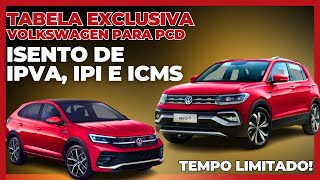 Mais Descontos Nova Tabela da Volkswagen para PCD Valores Atualizados [upl. by Uyekawa]