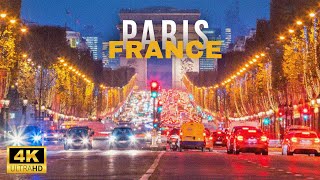 Paris France 🇫🇷  2024 HDR Driving Tour  Paris 4K [upl. by Anitac160]