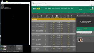 Scraping bet365 and williamhill odds using Selenium  chromedrive fast [upl. by Meean]