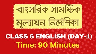 ৬ষ্ঠ শ্রেণির বার্ষিক সামষ্টিক মূল্যায়ন সিলেবাস প্রকাশ  Class 6 English Final Summative Assessment [upl. by Dov721]