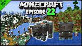 FIRST MINECRAFT PILLAGER RAID  Pythons World Minecraft Survival Lets Play S2  Episode 22 [upl. by Kaltman]