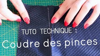 Tuto couture  Coudre une pince [upl. by Nade407]