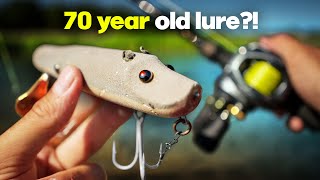 Fishing a 200 Topwater Lure from 1952 💰 [upl. by Jaddan]