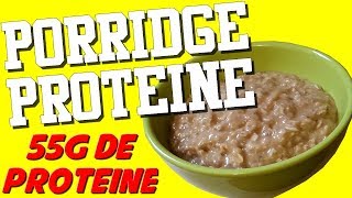 Recette Délicieux PORRIDGE Protéiné Flocons dAvoine  Collation [upl. by Monique]