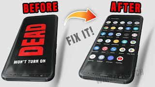 How to fix Samsung Galaxy won’t turn on or charge black screen  phone wont turn on or charge [upl. by Ecinaj593]