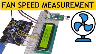 Fan Speed RPM Measurement using IR Sensor and Arduino  Tachometer [upl. by Zsa]