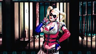 Batman Arkham Asylum  Apprehend Harley Quinn Save hostages Guard room Botanic gardens [upl. by Ovid976]