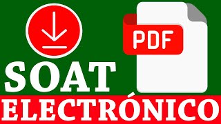 COMO DESCARGAR EL SOAT DE MI MOTO POR LA PLACA ► Aprende a imprimir tu SOAT ELECTRÓNICO en PDF [upl. by Raymund]