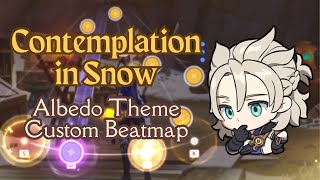 Contemplation in Snow Albedo Theme Custom Beatmap [upl. by Eca]