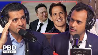 quotLast Election EVERquot  Elon Musk vs Mark Cuban Billionaires BATTLE Over Dangers If Trump Loses 2024 [upl. by Rebecka]