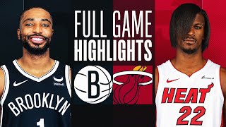 NETS at HEAT  FULL GAME HIGHLIGHTS  November 16 2023 [upl. by Laekcim]